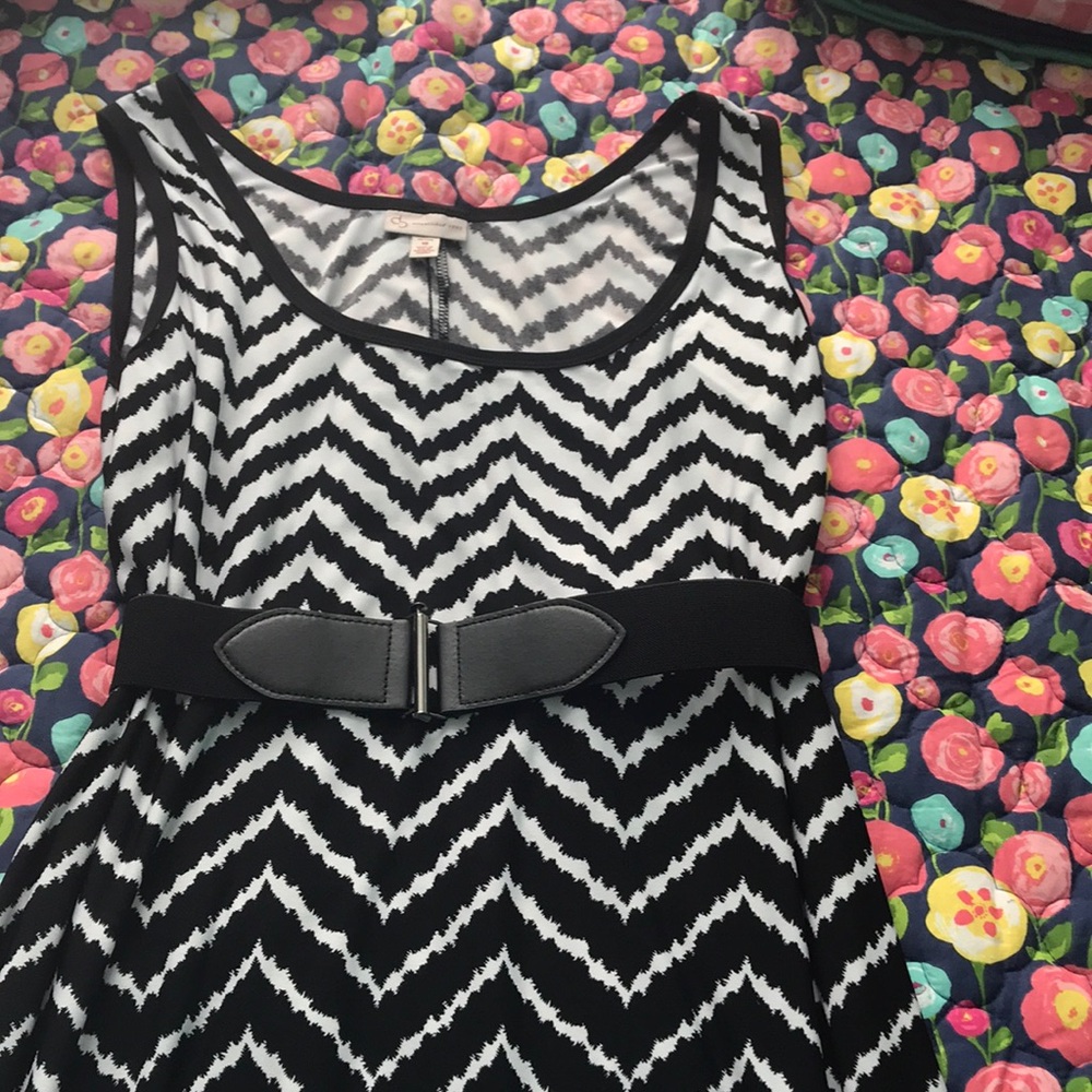 NWT Black and White Maxi Dress